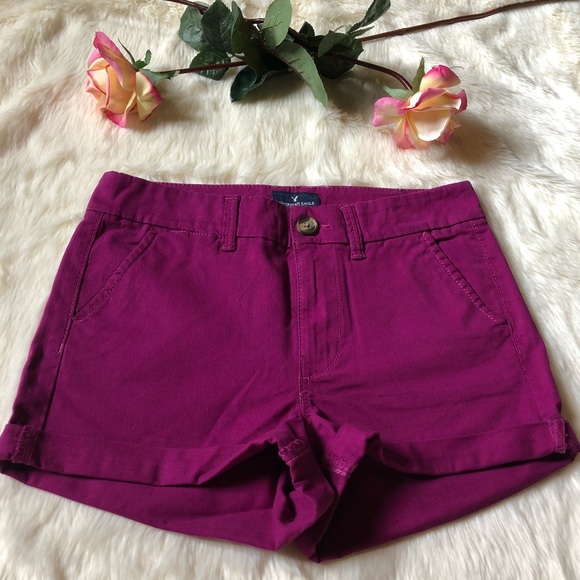 American Eagle Outfitters Pants - American Eagle Hi-Rise Shortie Shorts